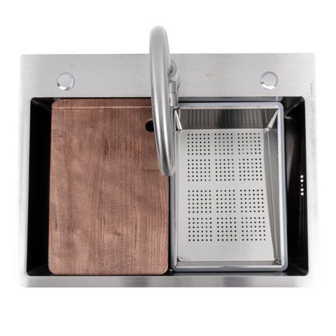 CM 64*50B Кухонна мийка нержавійка (Work station) Valeso Handmade SP000048192 фото