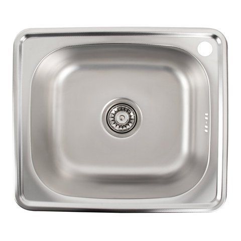 Кухонна мийка з нержавіючої сталі Valeso 4842 ДЕКОР (0,6/160 мм) SP000044140 фото