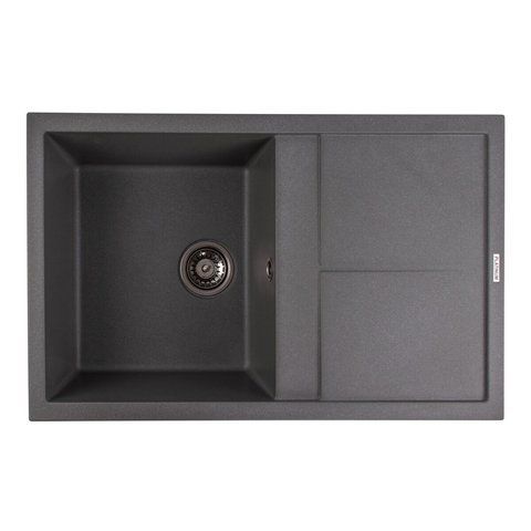 Гранітна мийка для кухні Platinum 7950 Selena матова Сірий мусон SP000034930 фото