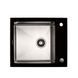 Кухонна мийка Platinum Handmade BLACK GLASS 600x510x200 SP000034803 фото 1