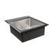 Кухонна мийка Platinum Handmade BLACK GLASS 600x510x200 SP000034803 фото 3