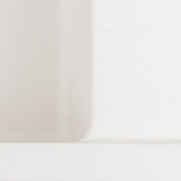 Platinum DIAMOND 8650 Granite Kitchen Sink in Snow White, Matte Finish