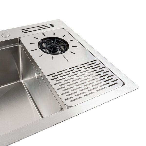 Кухонная мойка нержавейка 78*46 Platinum Handmade SP000041337 фото