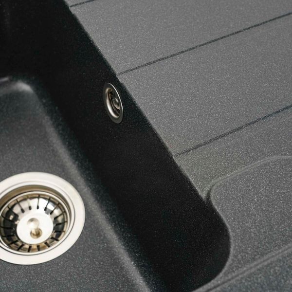 VALESO VERONA 7850 Granite Kitchen Sink in Anthracite, Matte Finish