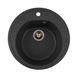 VALESO LUNA 510 Granite Kitchen Sink in Graphite, Matte Finish