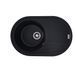 VALESO LIRA 7750 Granite Kitchen Sink in Metallic Black, Matte Finish