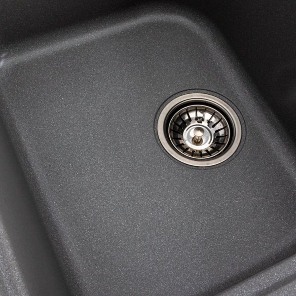 Гранитная мойка для кухни Platinum 7950 Equatoria матовый Серый муссон SP000035797 фото
