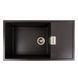 Гранитная мойка для кухни VALESO 8650 DIAMOND матовый Морион SP000047242 фото 1
