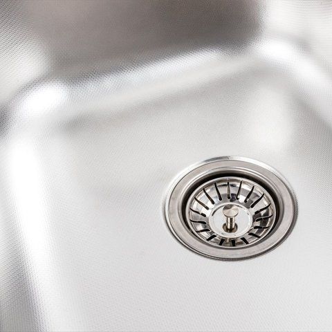 Кухонна мийка з нержавіючої сталі Platinum 9550В ДЕКОР (0,8/180 мм) SP000000636 фото