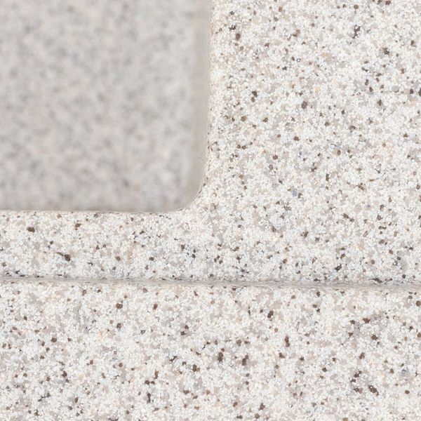 VALESO ESTERIS 6550 Granite Kitchen Sink in Gray, Matte Finish