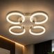 Пристальная LED люстра VALESO G 2588/4 WT+CH 56W,3000K-6500K Тип пульта дистанционного управления: 2.4G Remote SP000045465 фото 1