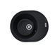 VALESO SOUL 6250 Granite Kitchen Sink in Black, Matte Finish