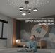 Люстра LED VALESO XI3346-6 чорний + золото,3000-6000K SP000046072 фото 3