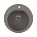VALESO LUNA 510 Granite Kitchen Sink in Gray, Matte Finish