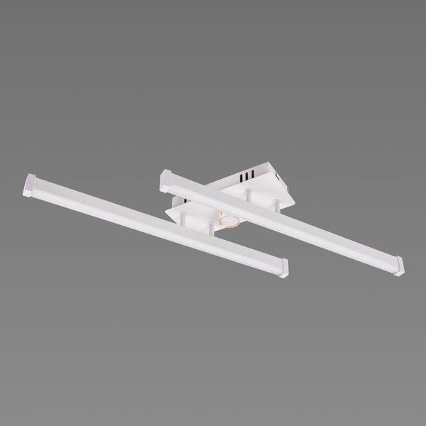 Люстра потолочная светодиодная VALESO 2 плафона LED 20W Белый Золото Сталь Акрил YH1310/2 SP000051382 фото