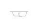 VALESO VESTA 5852 Granite Kitchen Sink in Speckled White, Matte Finish