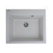 VALESO VESTA 5852 Granite Kitchen Sink in Speckled White, Matte Finish