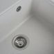 VALESO VESTA 5852 Granite Kitchen Sink in Speckled White, Matte Finish