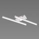 Люстра потолочная светодиодная VALESO 2 плафона LED 20W Белый Золото Сталь Акрил YH1310/2 SP000051382 фото 5